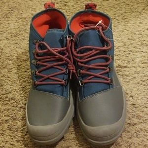 Toms Blue/Gray Wool & Leather Cordova Mens Boot